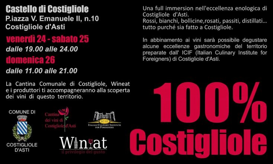 100% Costigliole d'Asti